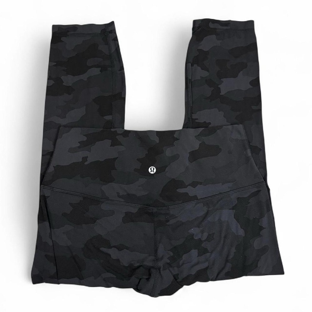 Lululemon Align Crop Legging Black Camo